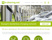 Tablet Screenshot of e-clearing.net